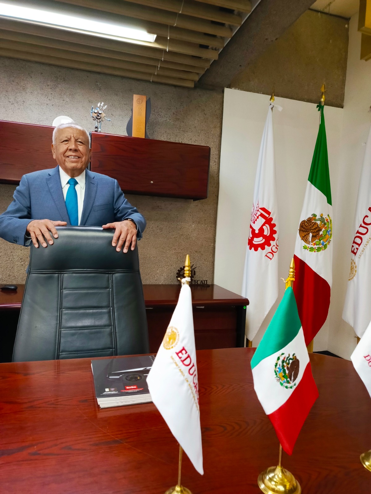 La Dirección General de Centros de Formación para el Trabajo, recibió el día de hoy a Francisco Garduño Yáñez
