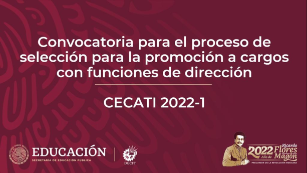 Convocatoria para el proceso de selección para la promoción a cargos con funciones de Dirección en los Centros de Capacitación para el Trabajo Industrial dependientes de la Dirección General de Centros de Formación para el Trabajo 2022-1